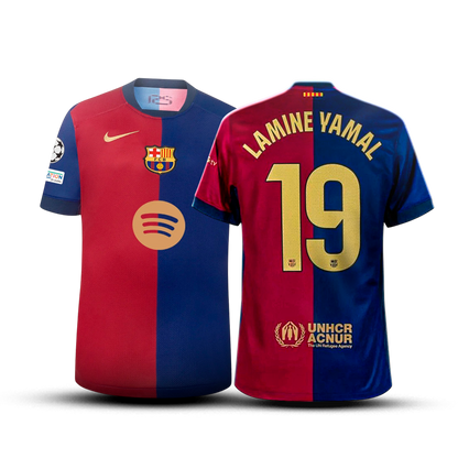 Barcelona Jersey - Home Kit + Patch Champions League 🎁