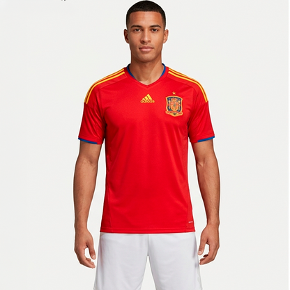 Spain 2010 World Cup Home Retro Jersey