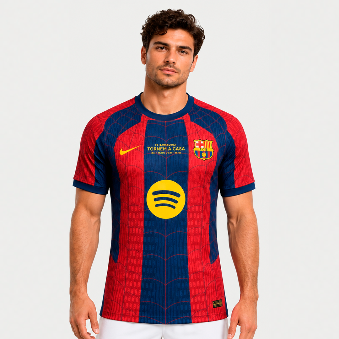 Jersey Barcelona Special Edition Red  Spider Man