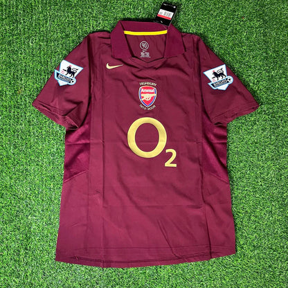 CESC FABREGAS #15 Arsenal Retro Jersey Home 2005/06
