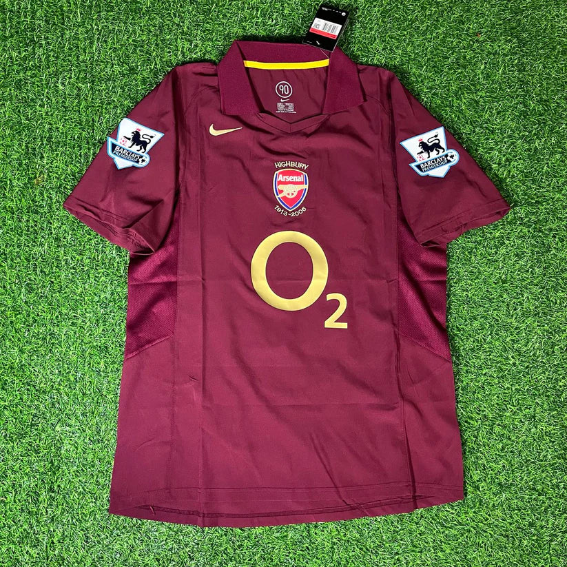 HENRY #14 Arsenal Retro Jersey Home 2005/06