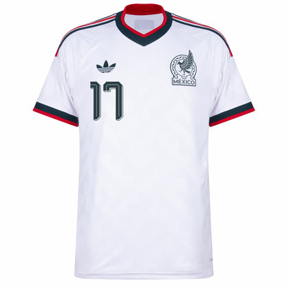2026 Jersey Mexico World Cup II Away Fan - Pineda #17