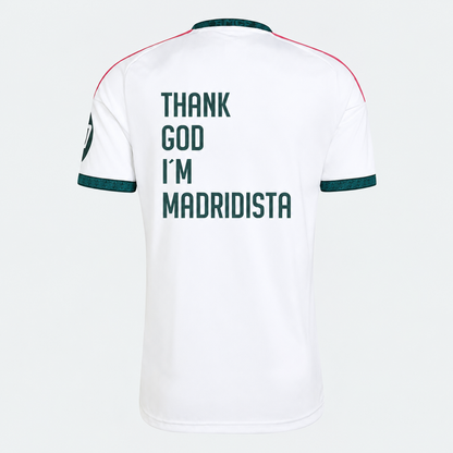 Real Madrid Thank God I’m Madridista + Keychain FREE