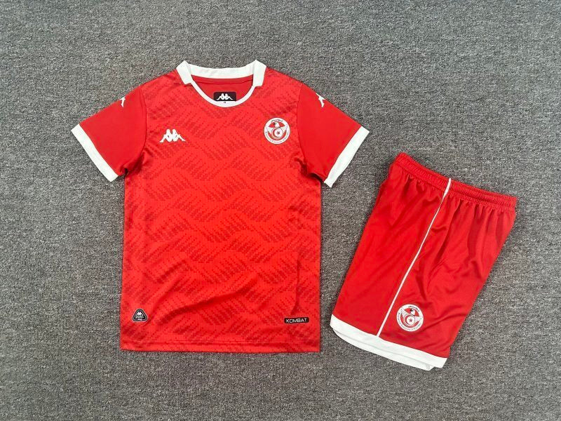 2026 Kit Kids Tunisia World Cup Jersey