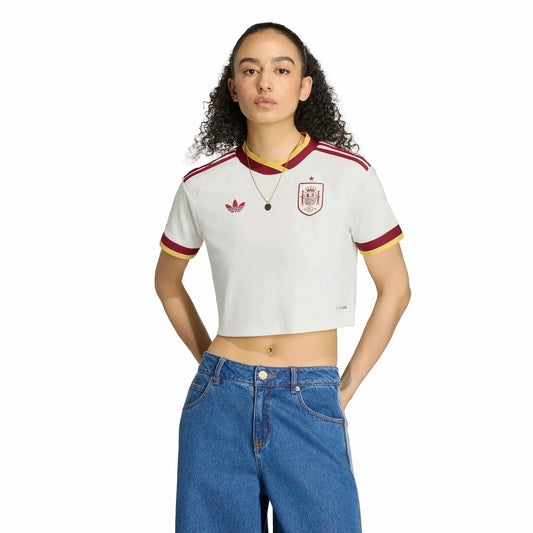 2026 Jersey Spain World Cup II Away Fan - Women's Cropped