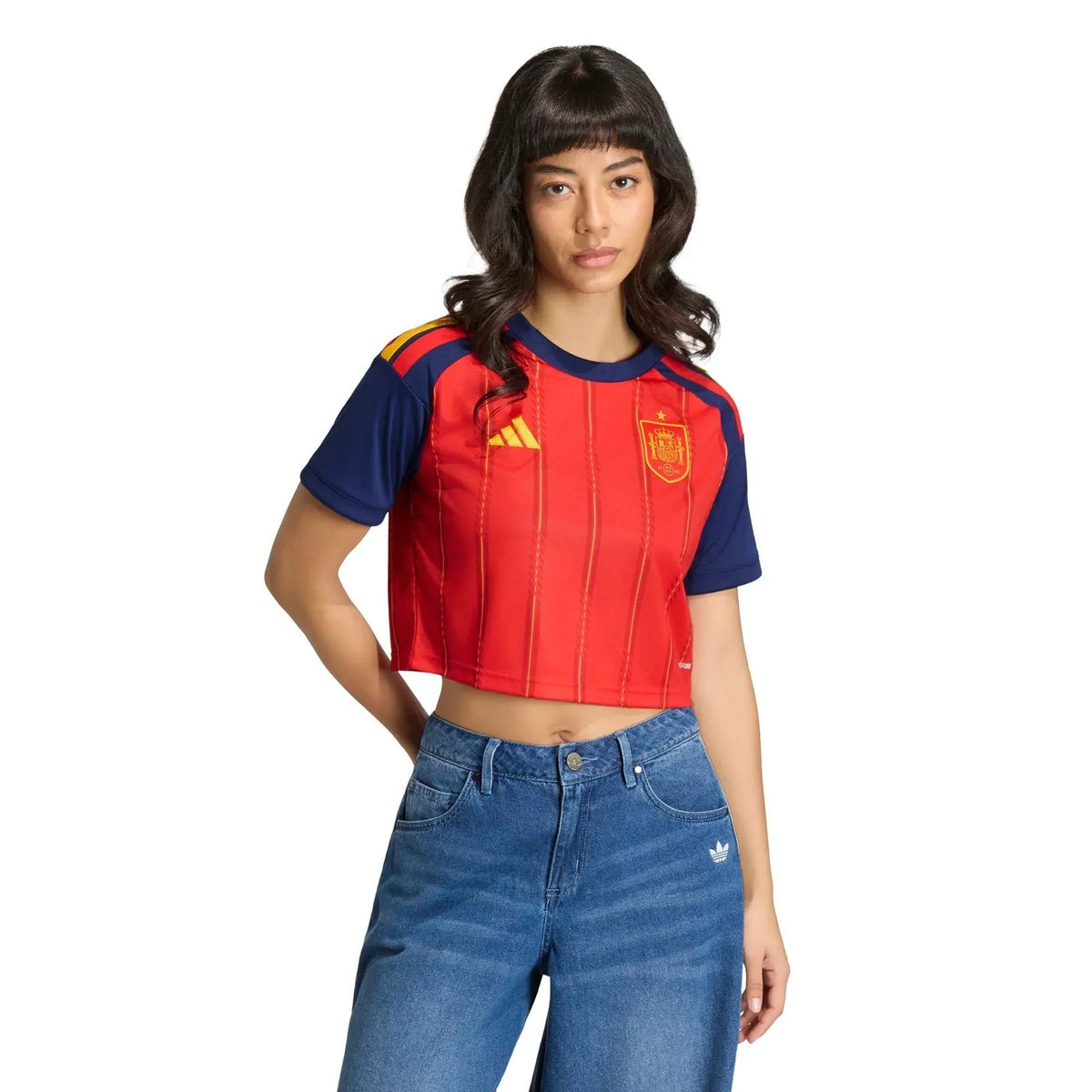 2026 Jersey Spain World Cup I Home Fan - Women's Cropped