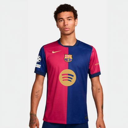 Barcelona Jersey - Home Kit + Patch Champions League 🎁