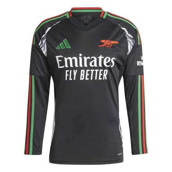 2024/25 Arsenal Away Jersey Long Sleeve