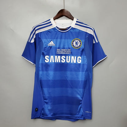 Chelsea Retro Jersey Home 2012 + Patch Champions League