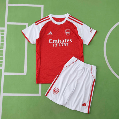 Arsenal 2025/26 Home Kids Kit