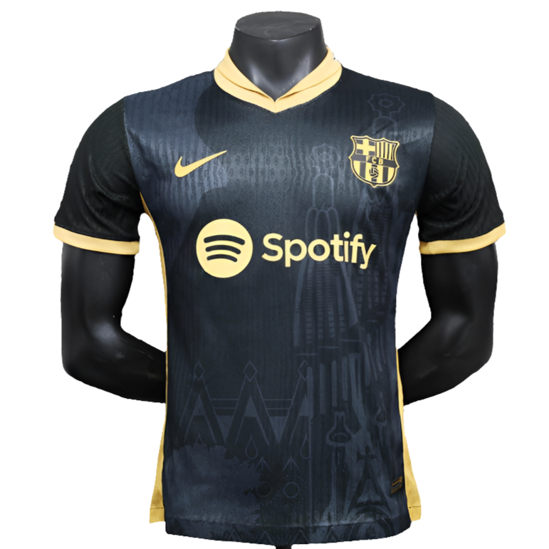 2025/26 Barcelona Special Jersey - Black - Player Version