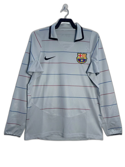 2003/04 Barcelona II Away Jersey - Long Sleeve Retro Version