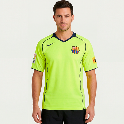 Barcelona 2005 2006 Retro Jersey - #Ronaldinho10