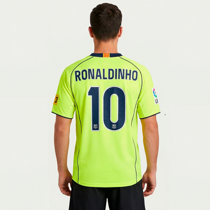Barcelona 2005 2006 Retro Jersey - #Ronaldinho10