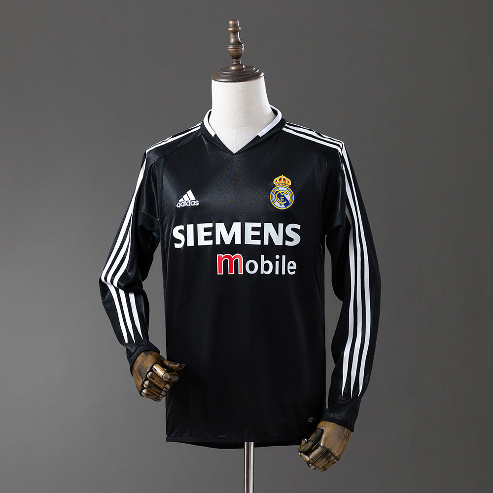 Real Madrid 04/05 third Away Long Sleeve Retro Jersey