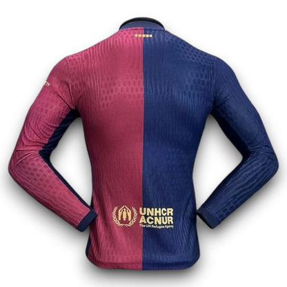 2024/25 Barcelona Home Player Jersey - Long Sleeve