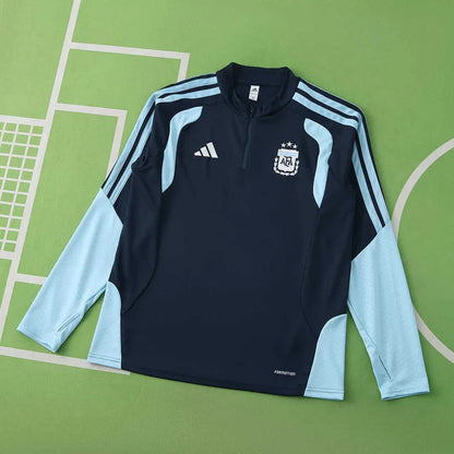 Argentina World Cup 2026 Half-Zip Training Suit Set Blue Sale price