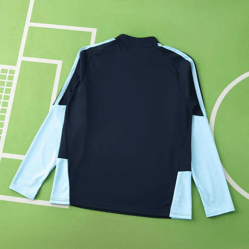 Argentina World Cup 2026 Half-Zip Training Suit Set Blue Sale price