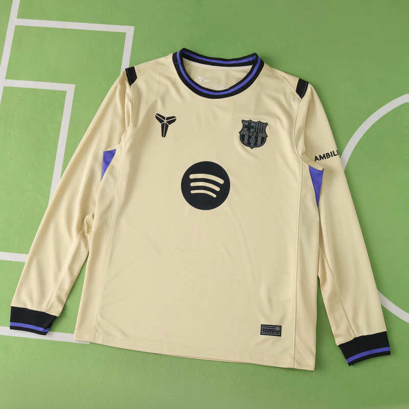 2025/26 Barcelona x Kobe Bryant Away Jersey - Long Sleeve