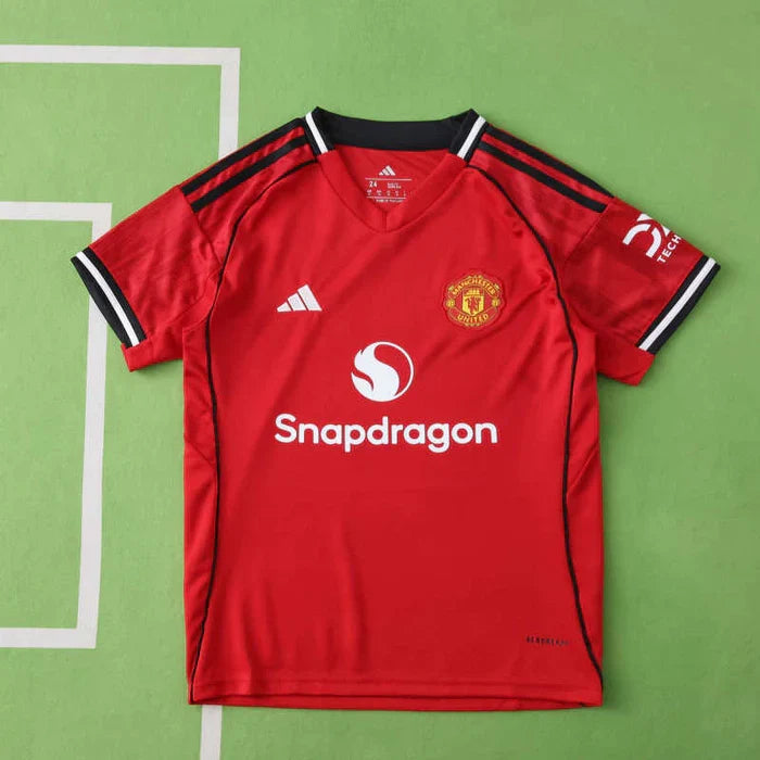 Kids Manchester United Home Kit 2025/26