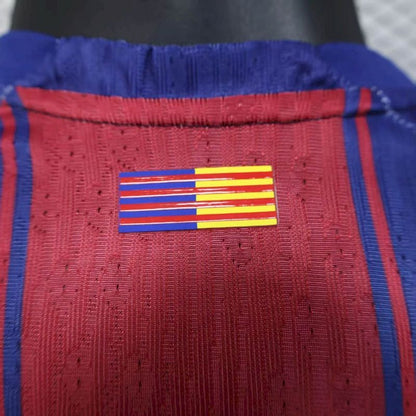 2025/26 Barcelona Home Player Jersey - Long Sleeve