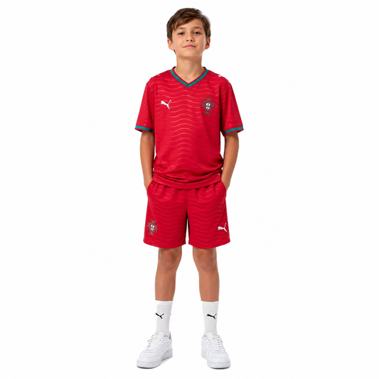 2026 Portugal Home World Cup 2026 Kit Kids