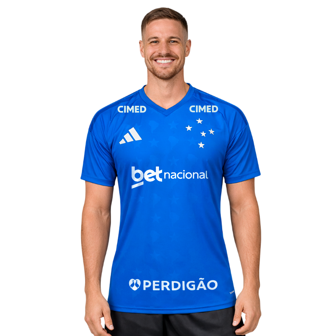 2026/27 Jersey Cruzeiro I Home Fan With Sponsors