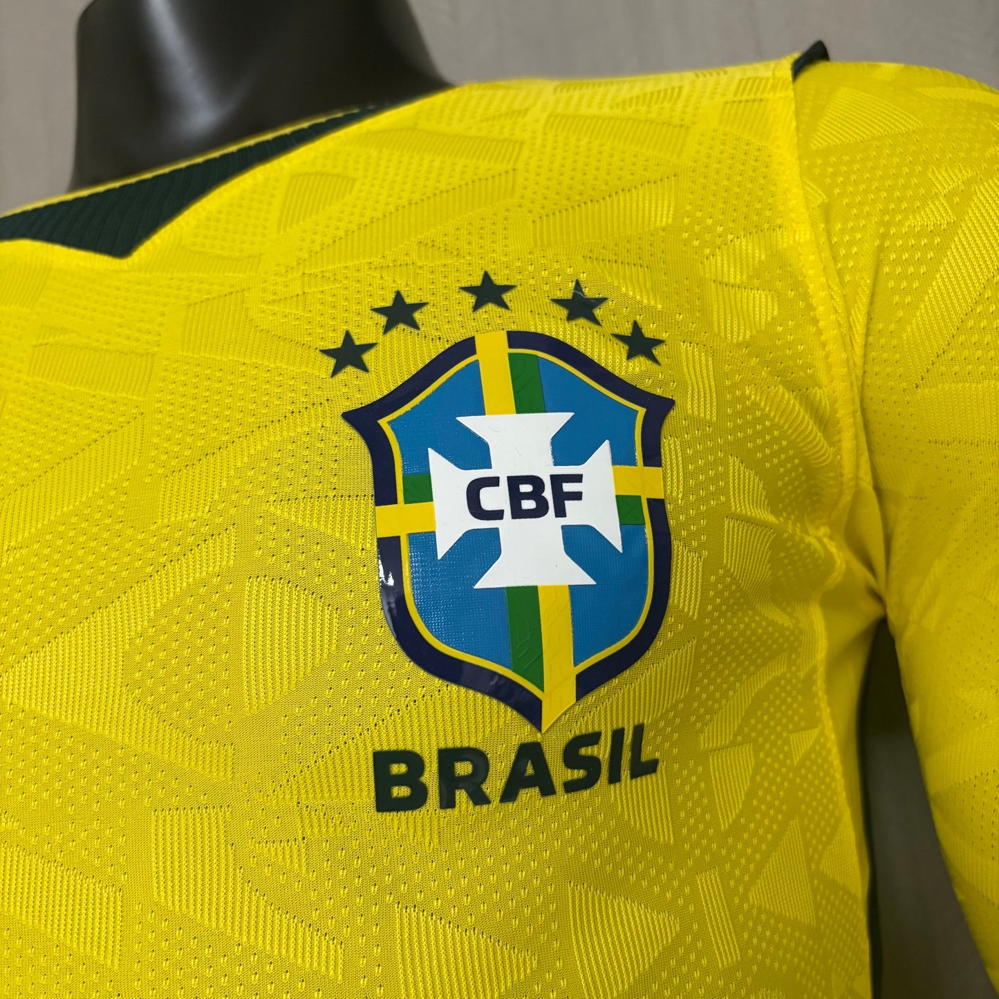 Brazil 2026 Home Player Version Long-Sleeve Jersey [Slim Fit]