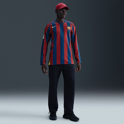 FC Barcelona 2005/06 Retro Long Sleeve Jersey