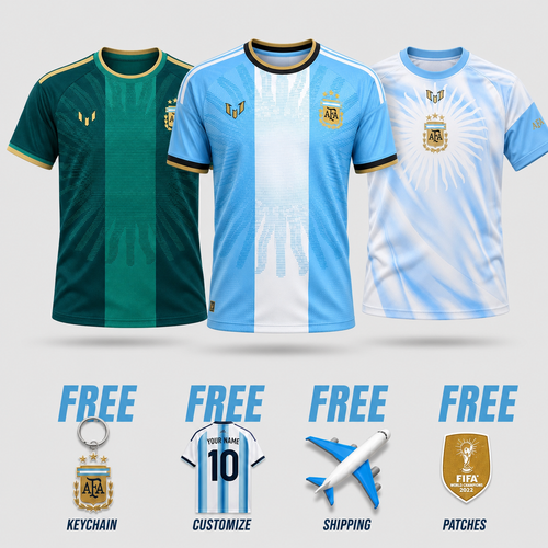 COMBO Argentina Jersey Special Edition + Keychain FREE