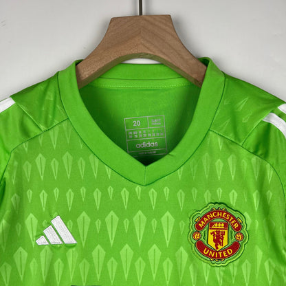 2023/24 MANCHESTER UNITED Goalkeeper I Kids Kit