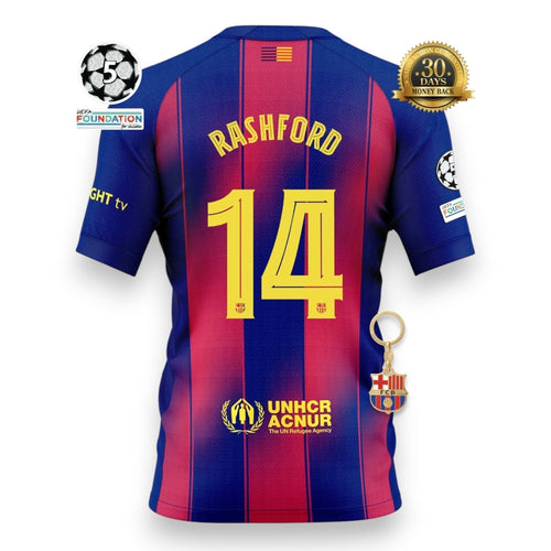 2025/26 Barcelona Home Jersey - RASHFORD #14