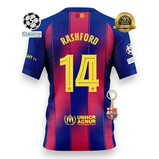 2025/26 Barcelona Home Jersey - RASHFORD #14