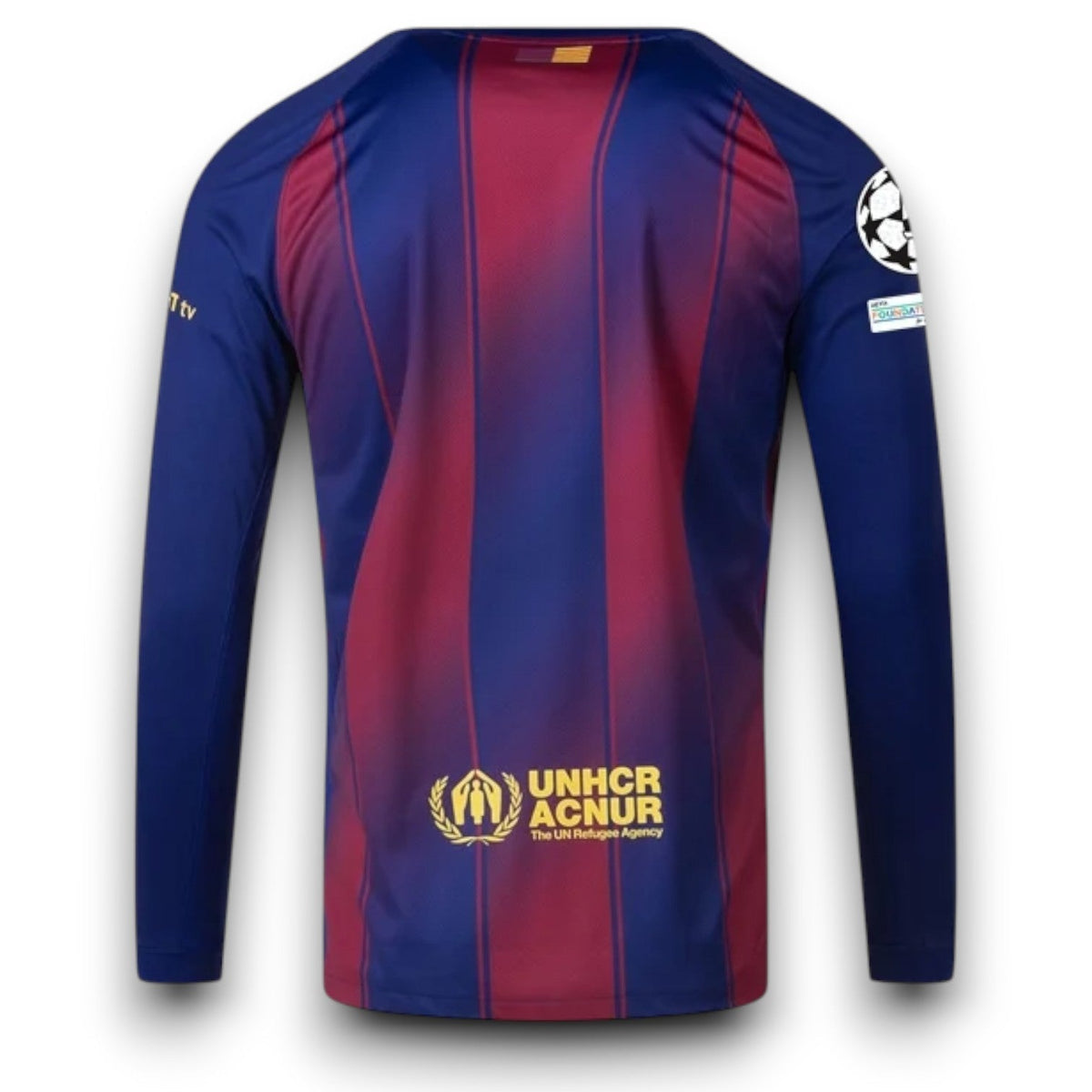 2025/26 Barcelona Home Player Jersey - Long Sleeve
