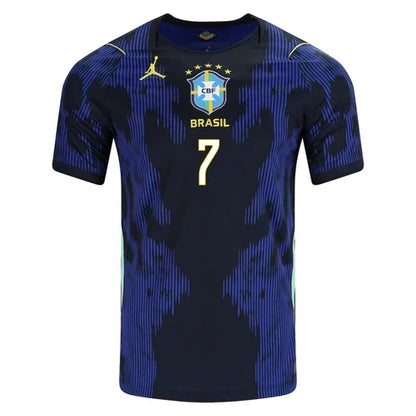 Brazil Away Blue - #Vini Jr. #7 Brazil Fan Version World Cup 2026