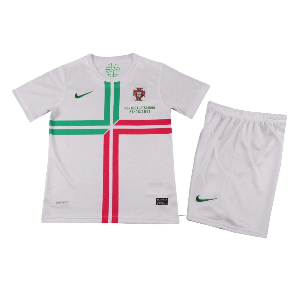 2012 Kids Retro Portugal Away Jersey