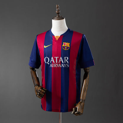Barcelona Jersey Home Retro 2014/15 + 3 Gifts 🎁