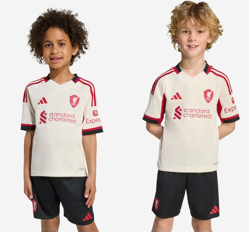 2025/26 Kids Liverpool Away Kit