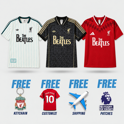COMBO Liverpool Jerseys Special Editions The Beatles