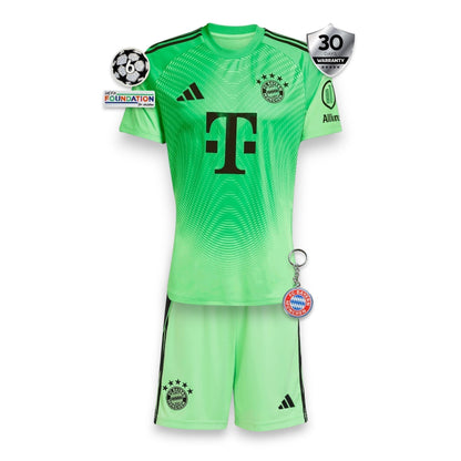 2025/26 Kids Bayern Munich Jersey Goalkeeper