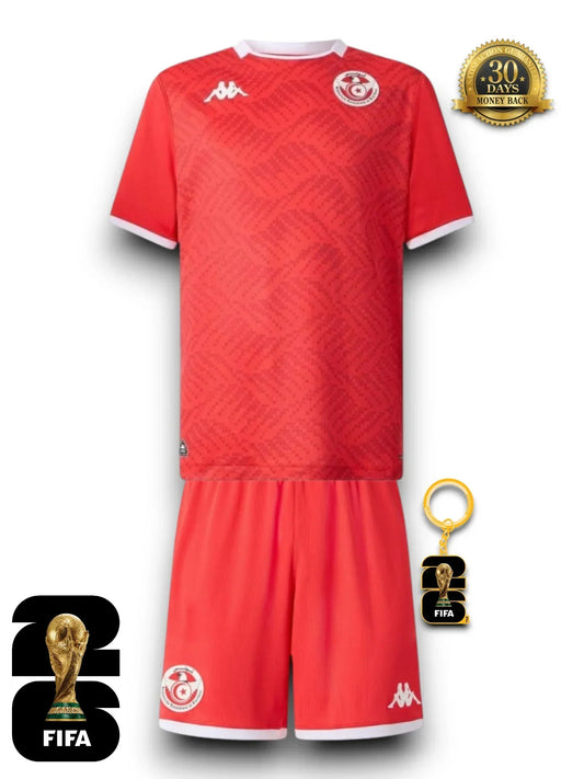 2026 Kit Kids Tunisia World Cup Jersey