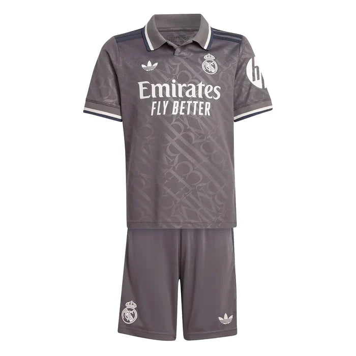 Kids Real Madrid Kit Third Kit 2024/25 + 3 GIFTS 🎁