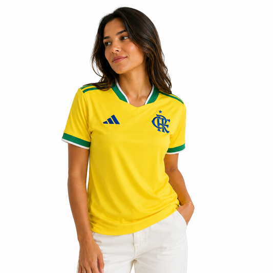 2026/27 Jersey Flamengo World Cup Fan - Women's Yellow Green