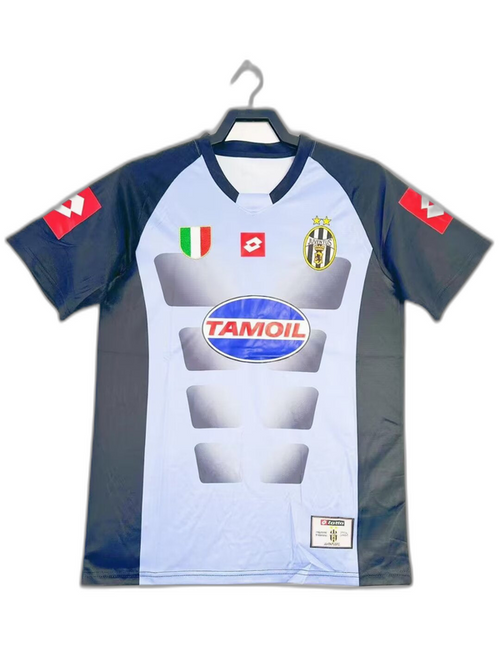 2002/03 Juventus Goalkeeper Blue Jersey - Retro Version