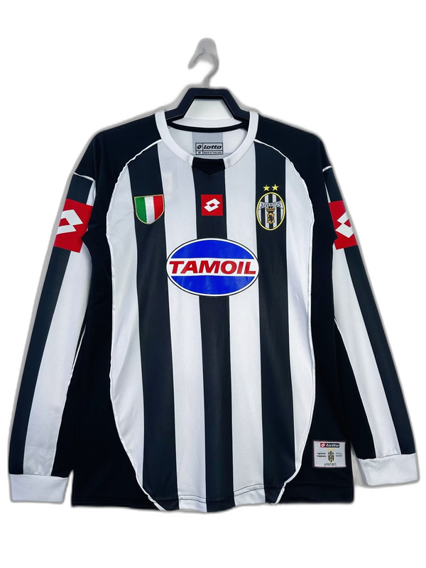 2002/03 Juventus I Home Jersey - Long Sleeve Retro Version