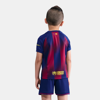 Kit Kids Barcelona Home Kit 2025/26 + 3 Gifts 🎁