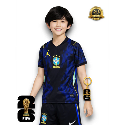 Kids Brazil World Cup Away 2026