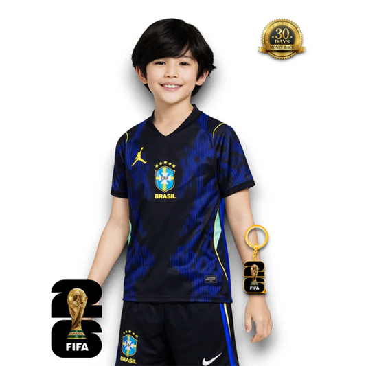 Kids Brazil World Cup Away 2026