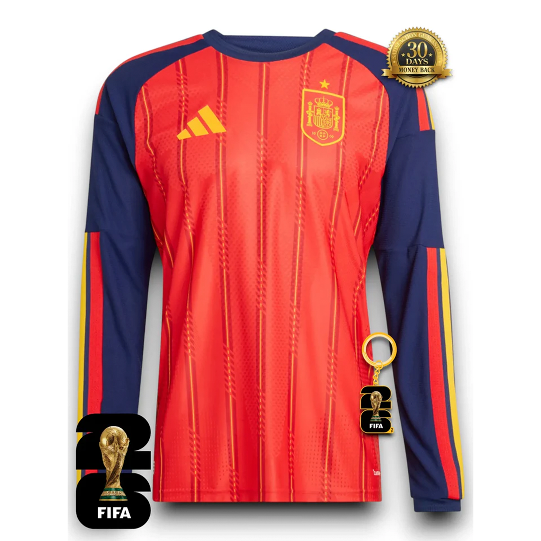 Spain World Cup 2026 Jersey - Long Sleeve