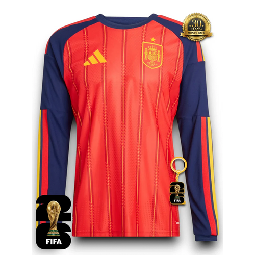 Spain World Cup 2026 Jersey - Long Sleeve